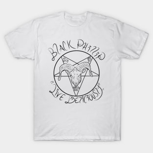 Black Phillip: "Live Deliciously" for Light Colors T-Shirt